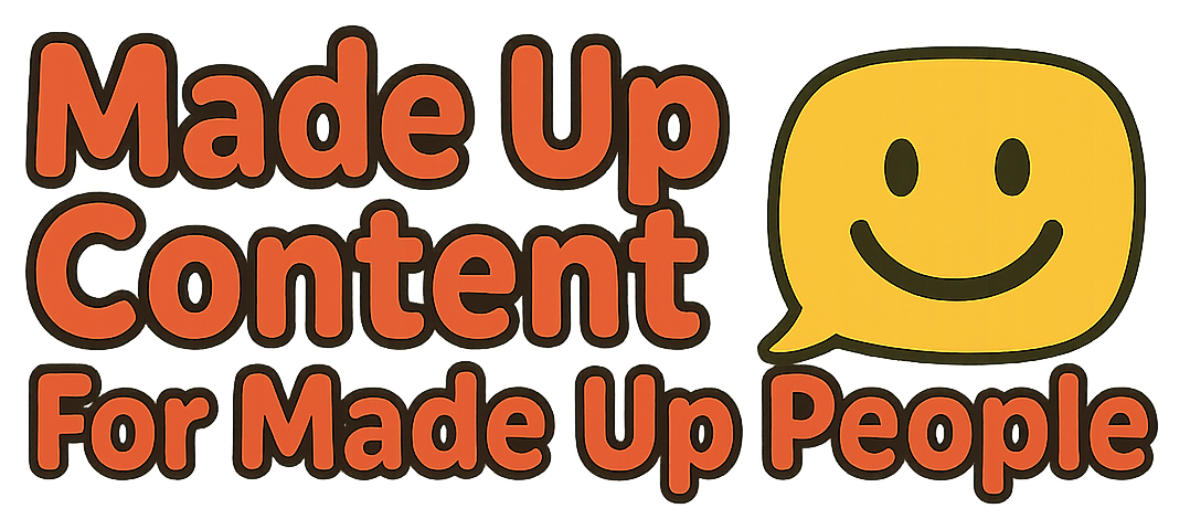 Made Up Content For Made Up People